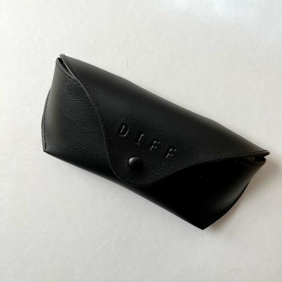 Diff Eyewear James Black Round Blue Light Blocking Glasses New - Picture 10 of 11